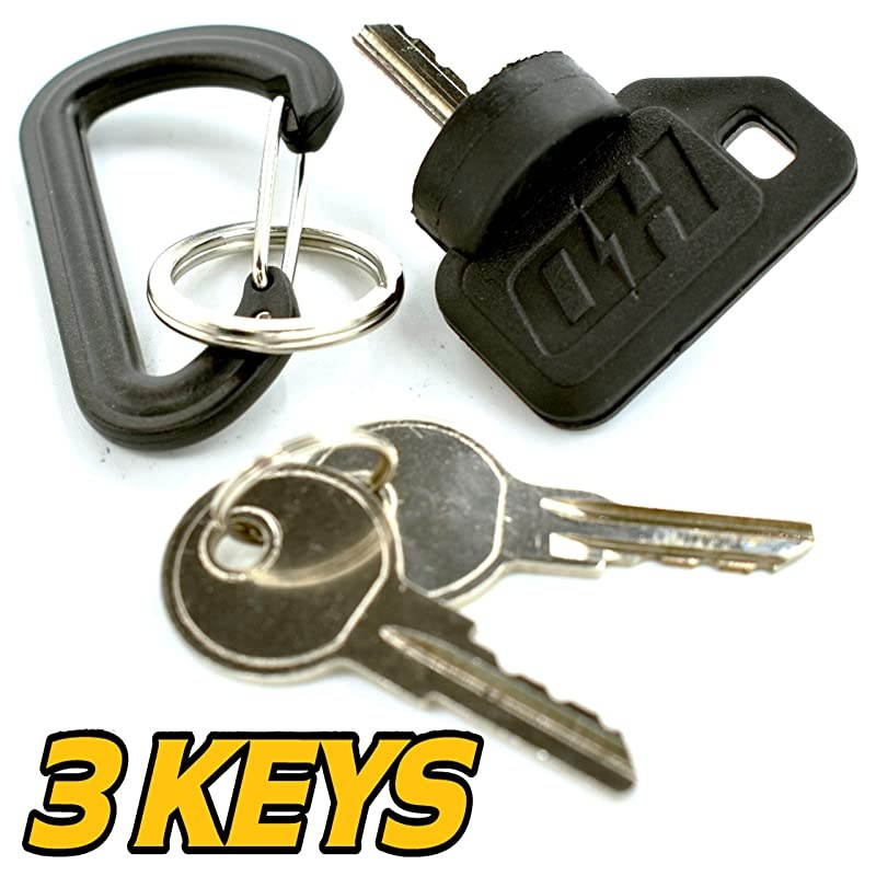 Starter Ignition Switch Replaces John Deere TCA22740 TCA15075 AM101561 with 3 Keys amp Free Carabiner