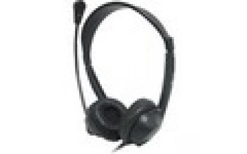 AVID AE-18 Headset - Stereo - Mini-phone - Wired - Over-the-head - Binaural - Circumaural - 6 ft Cable - Black