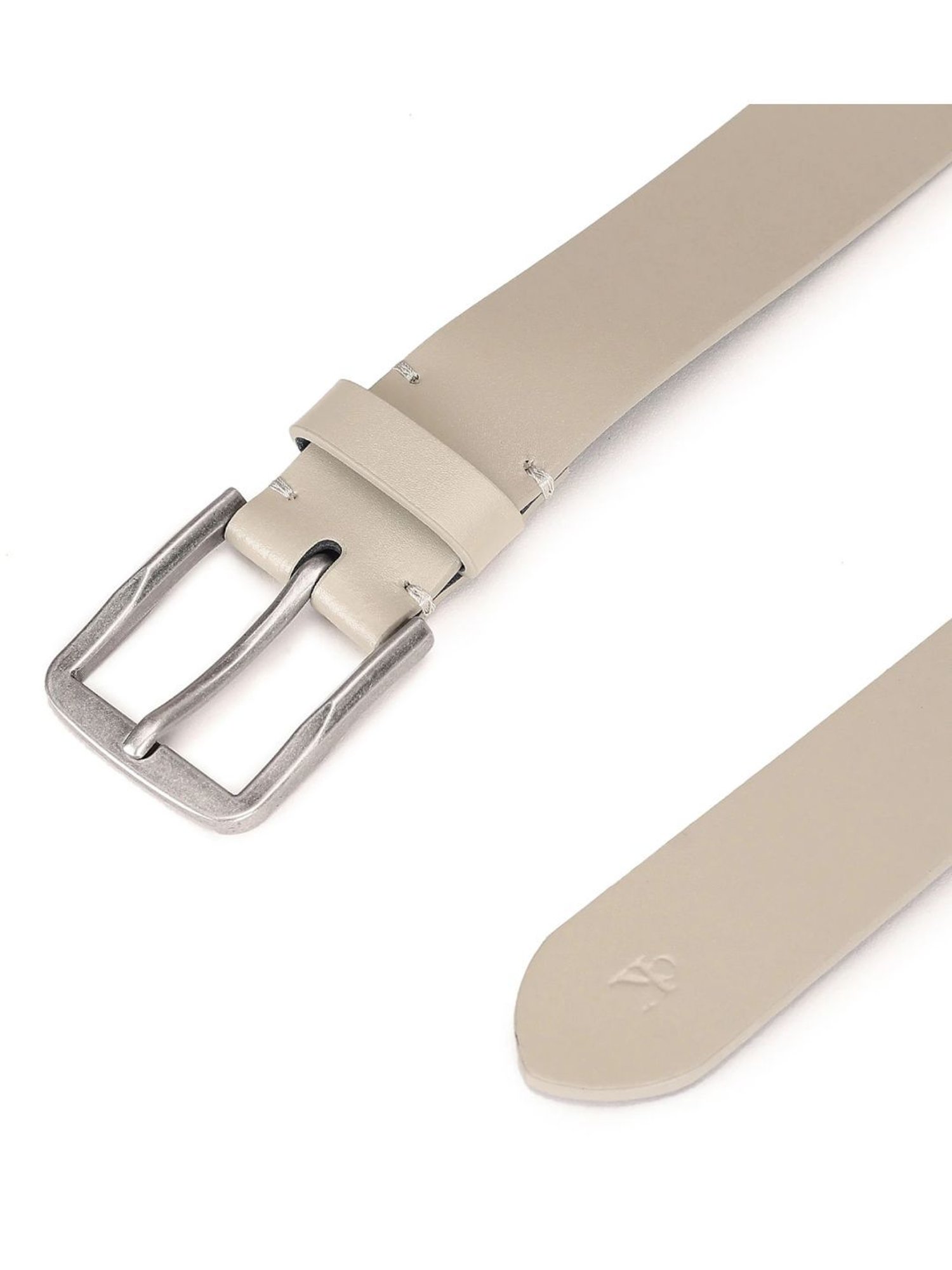 Fossil Julian Black Leather Solid Waist Belt