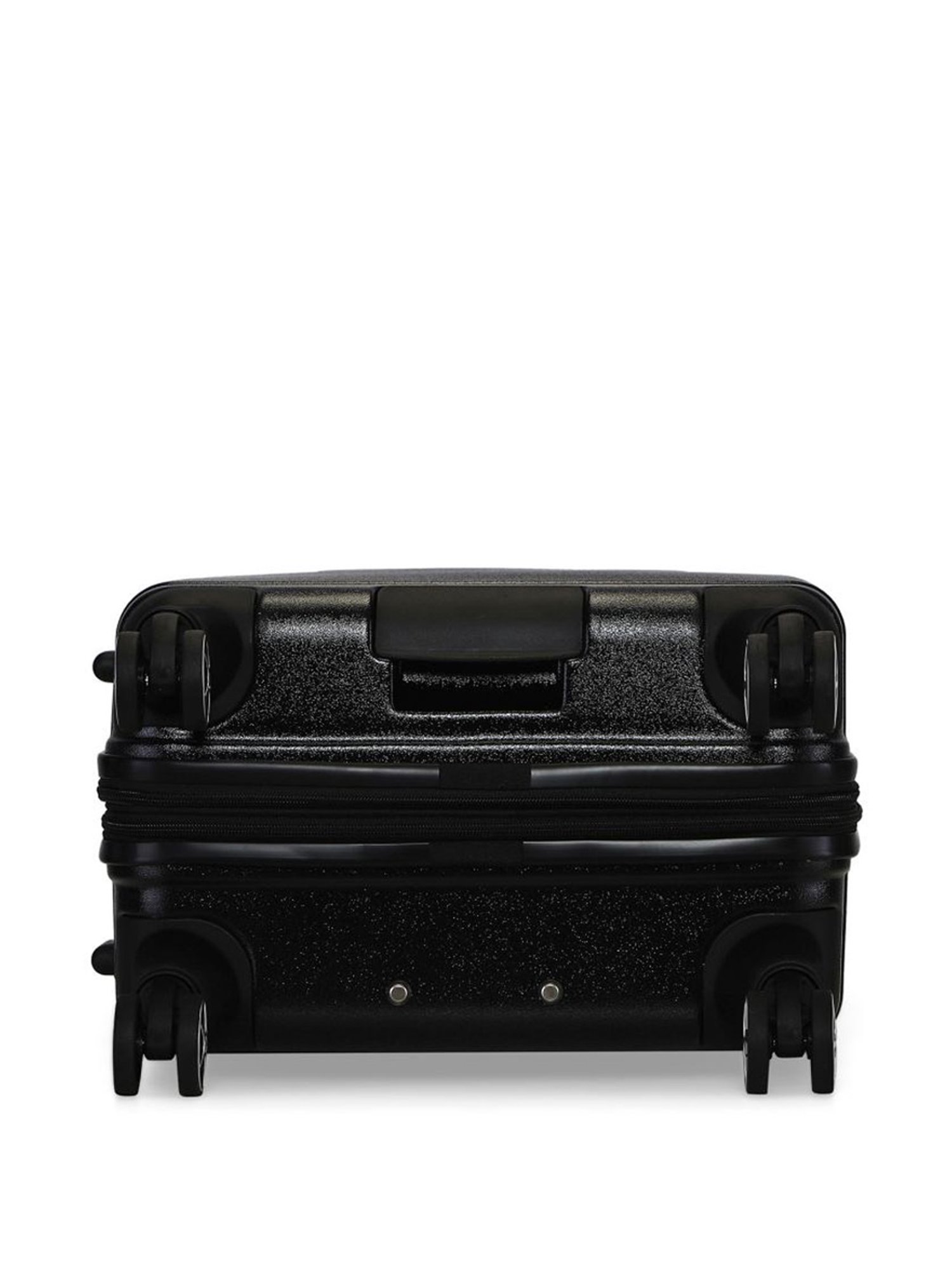 Calvin Klein Avenue Black Textured Hard Cabin Trolley Bag - 67 cm