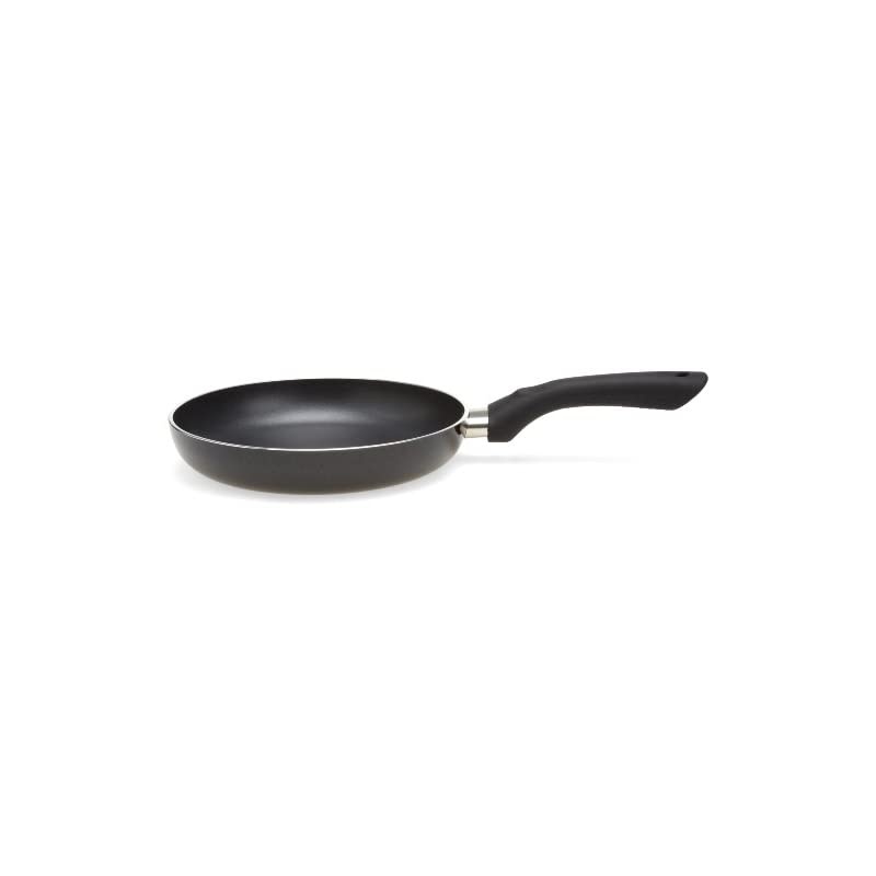 Cookware Non-Stick Fry Pan With Handle, Aluminum, 9.5", Black