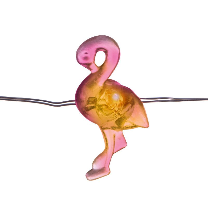 30ct Battery Operated Flamingo LED Fairy String Lights - Sterno Home