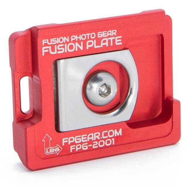 Fusion Photo Gear FPG-2001 Manfrotto 200PL/RC2 Compatible Fusion Plate, Red