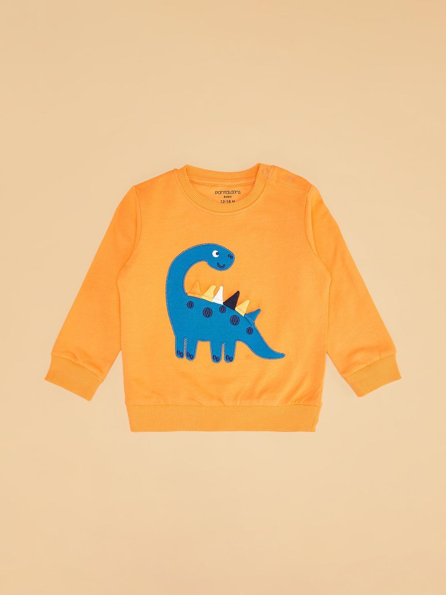 Pantaloons Baby Orange Sweatshirt