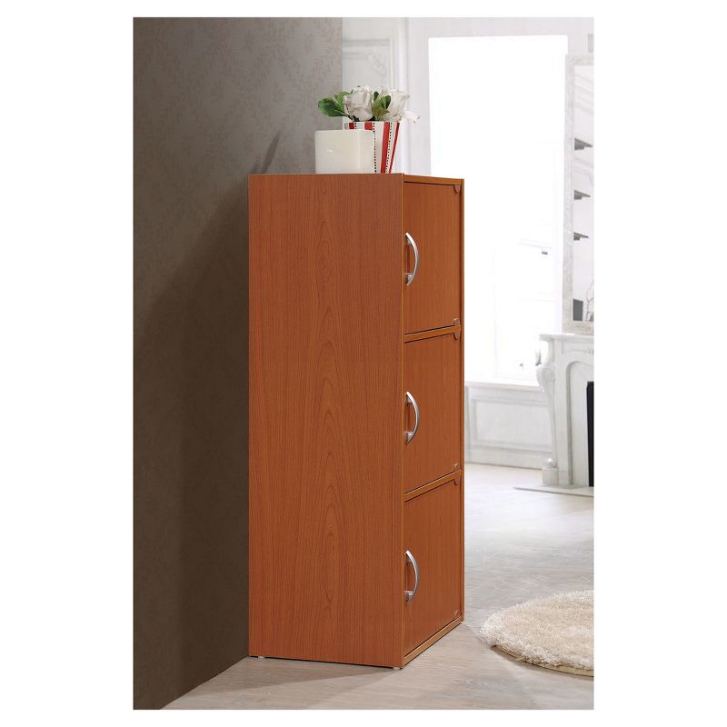 Storage Cabinet Mahogany - Hodedah Import