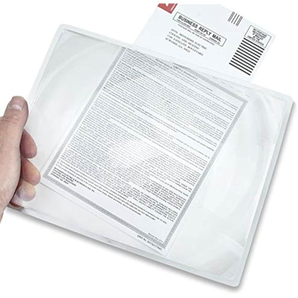 Carson Page Magnifier 2x Rigid-Frame Full Page Magnifier DM-21