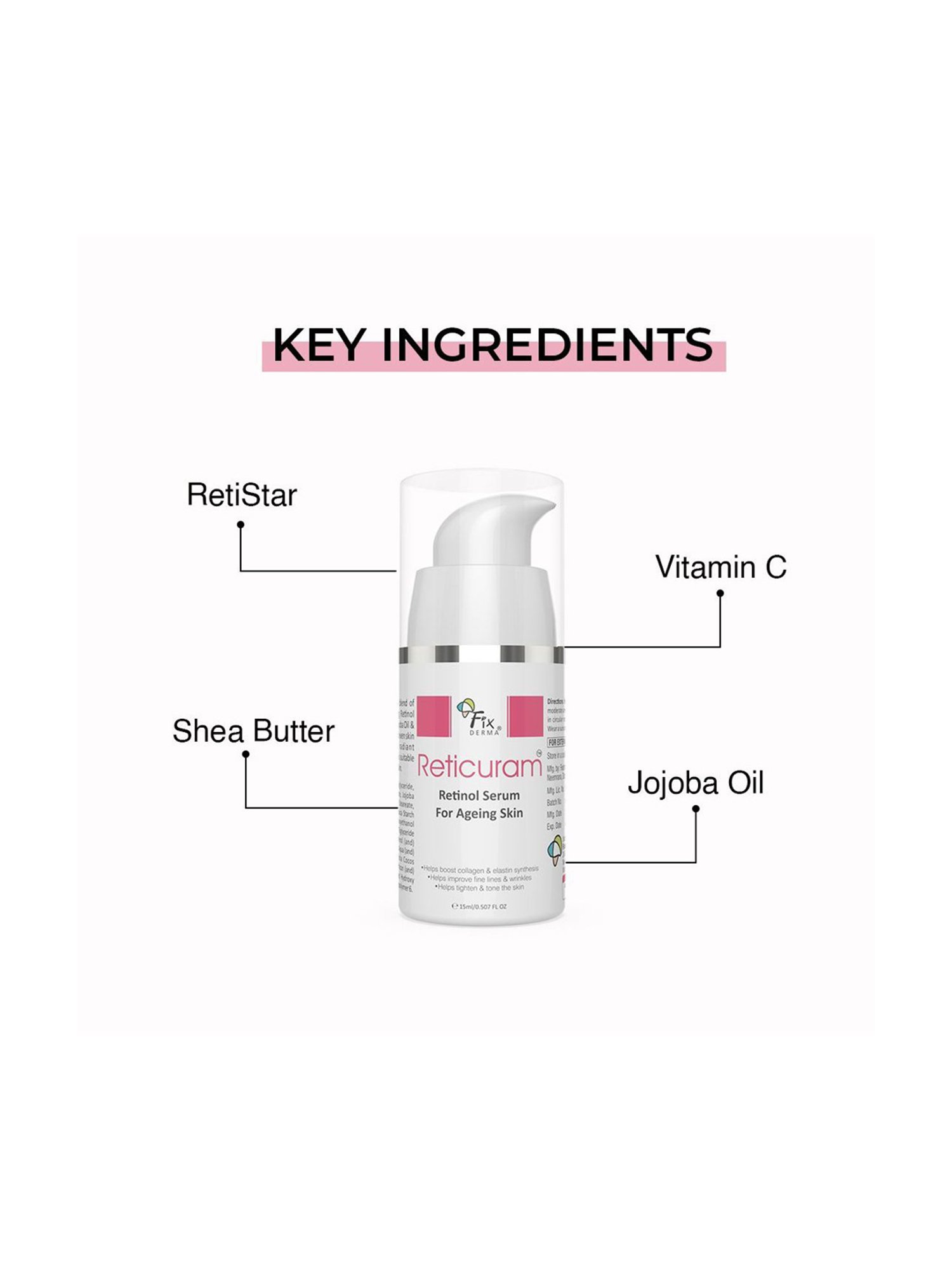 Fixderma Reticuram Serum - 15 ml