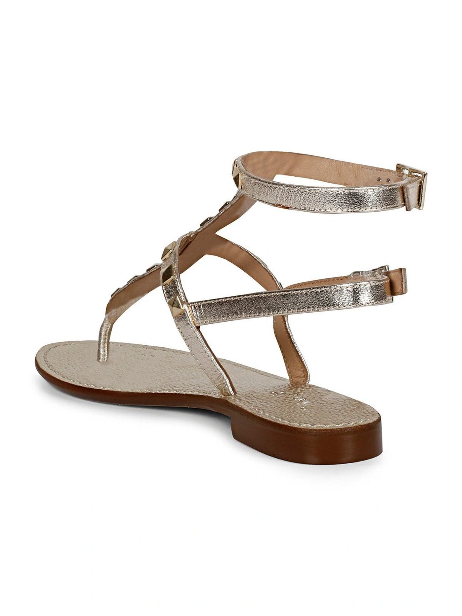 Saint G Women's Irene Silver Ankle Strap Sandals