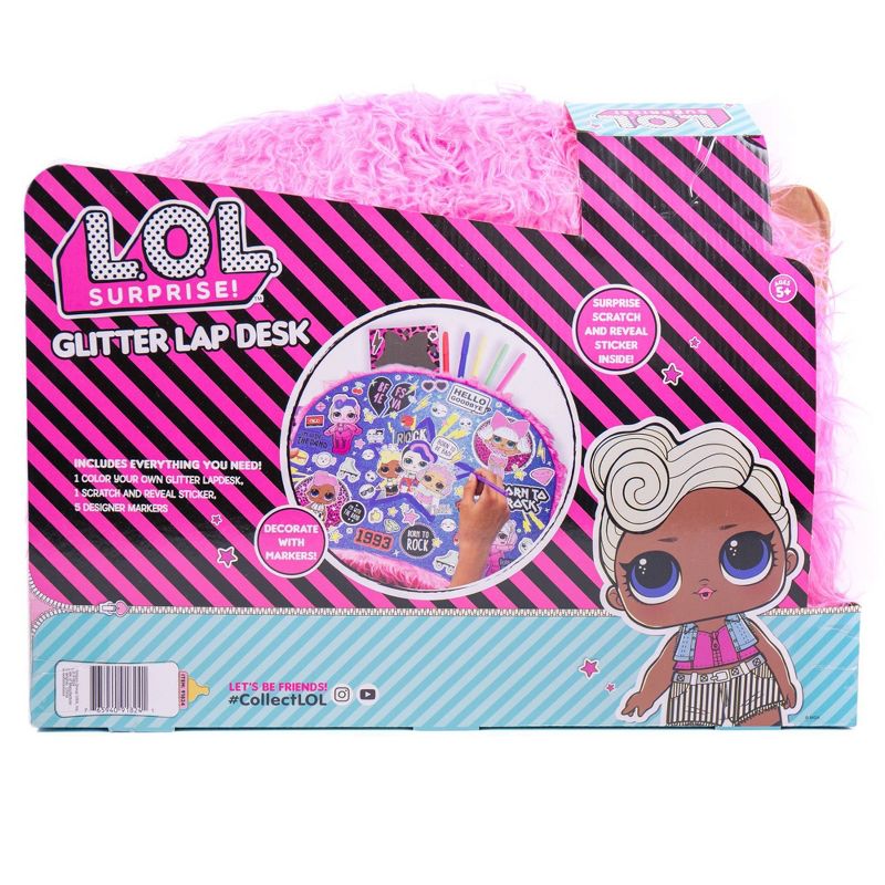 L.O.L. Surprise! Glitter Lap Desk with Markers