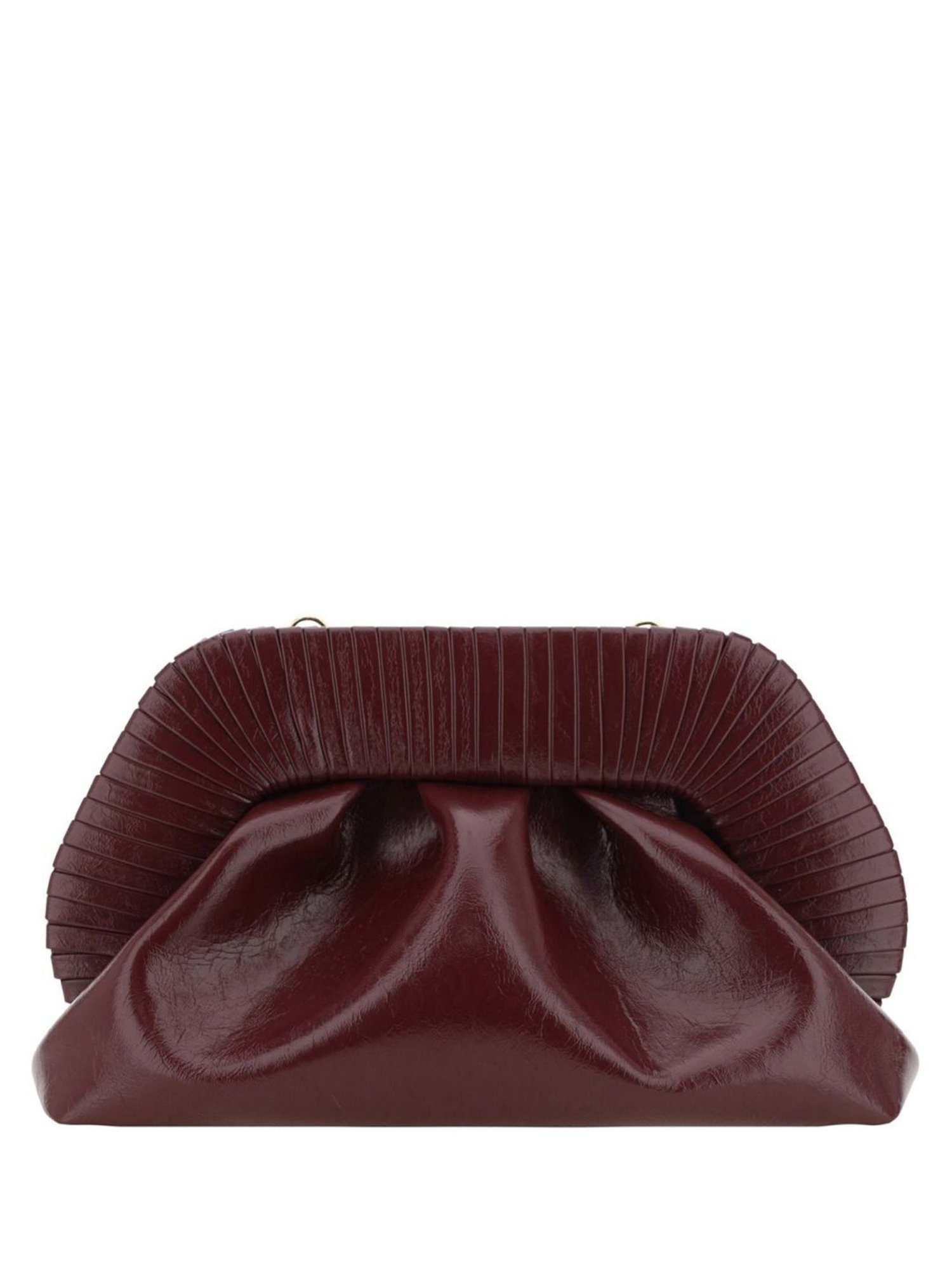 Themoire Marsala Tia Clutch