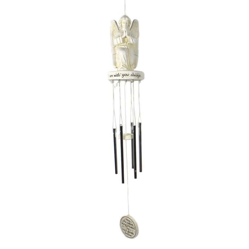 Home Decor 18.0" Praying Angel Windchime Bereavement Gentle Breeze  -  Bells And Wind Chimes