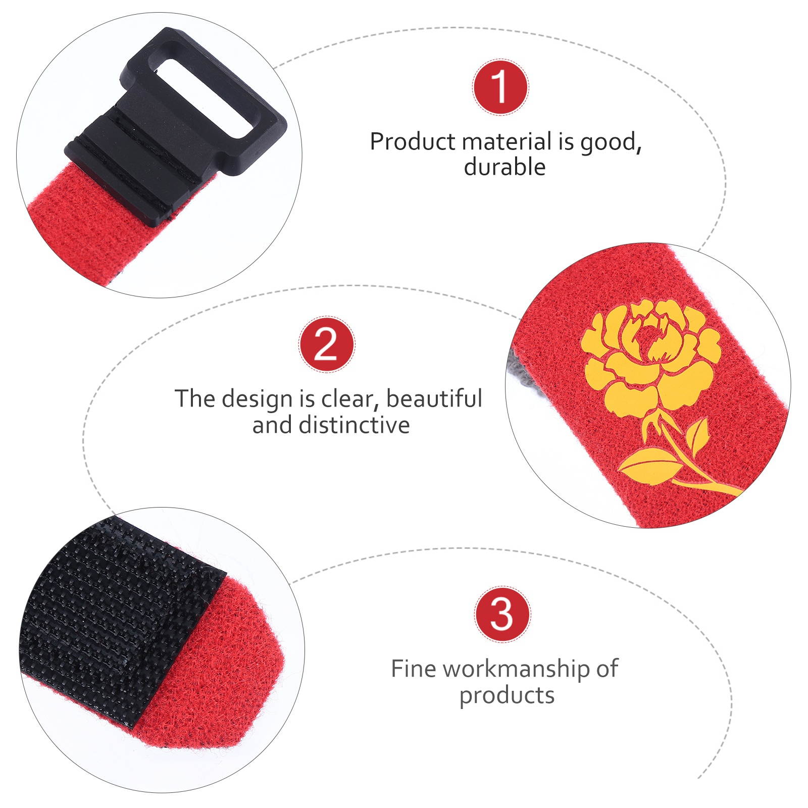 Guitar String Mute Dampener Flower Pattern Noise Sound Weaken Muffler Strap