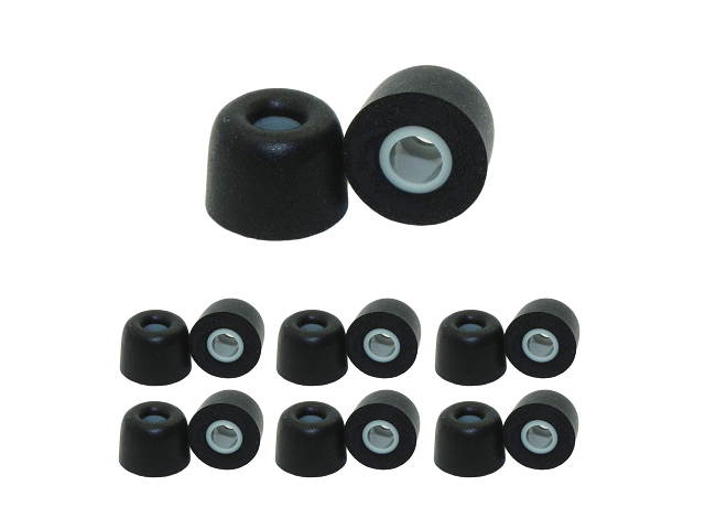 Jaybird ear tips; memory foam ear tips for most Jaybird earphones (see list); Jaybird replacement ear tips