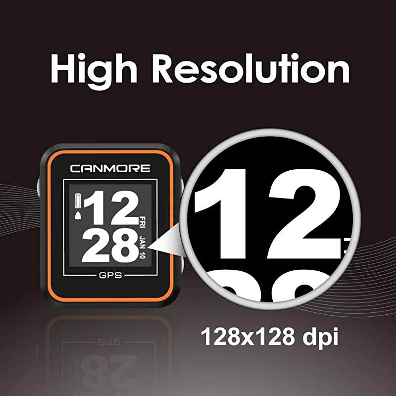 H-300 Handheld Golf GPS - Essential Golf Course Data and Score Sheet - Minimalist & User Friendly - 38,000+ Free Courses Worldwide and Growing - 4ATM Waterproof - 1-Year Warranty (Orange)