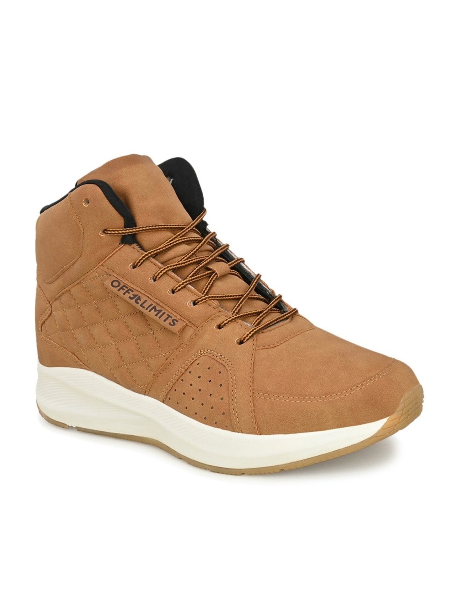 OFF LIMITS Men's Tan Ankle High Sneakers