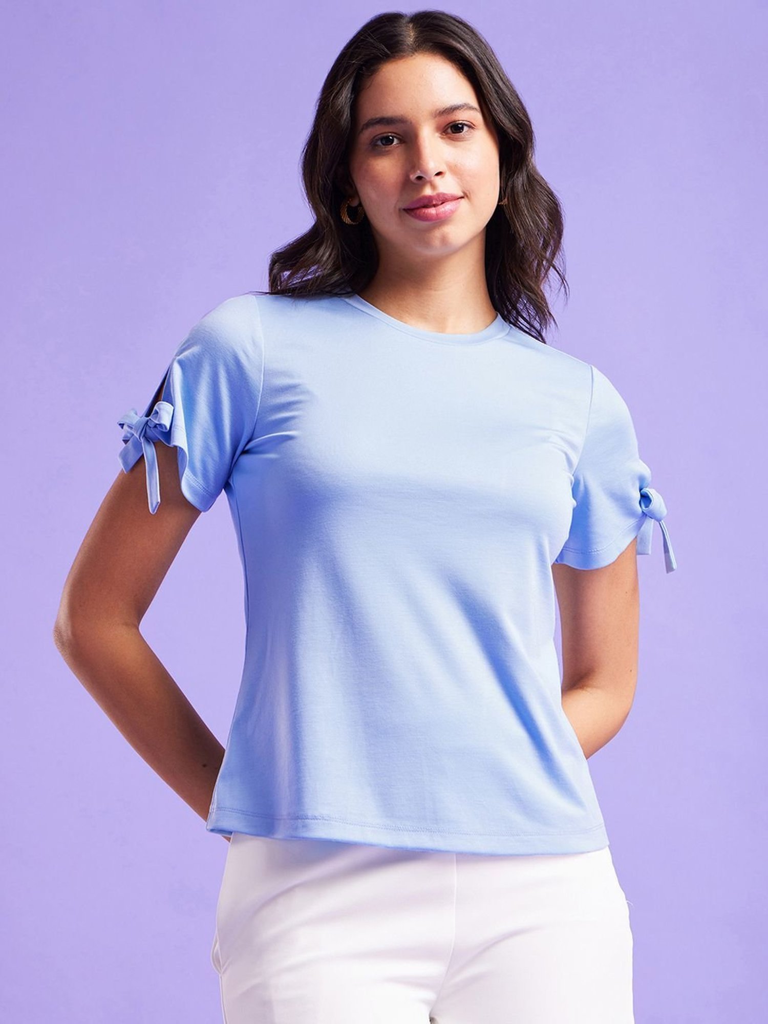 Fablestreet Blue Regular Fit Top