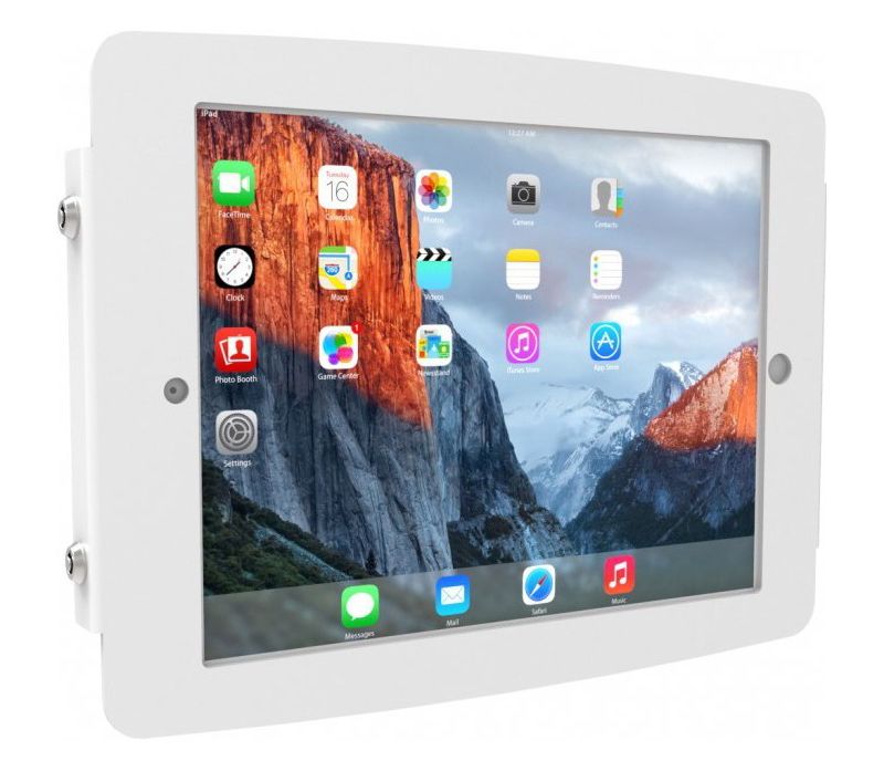 iPad Pro Secure Space Enclosure Wall Mount White - White