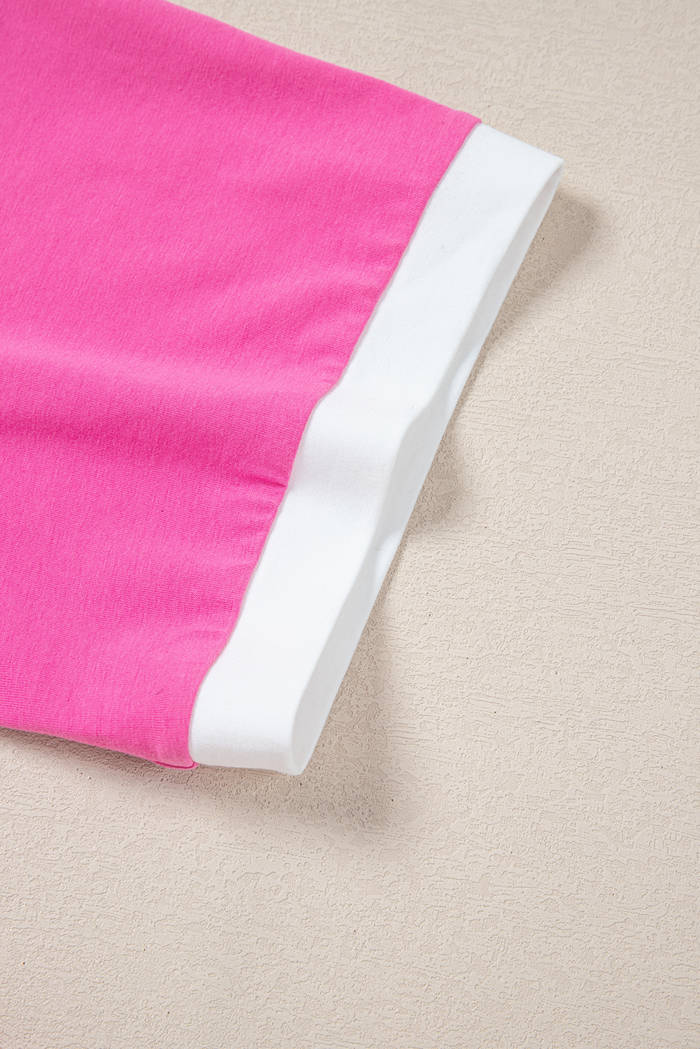 Rose Leopard Print V Neck Plus Size Tee