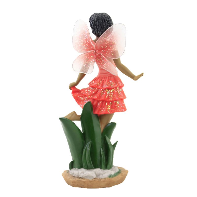 Black Art 9.5" Fairy Dance Red Figurine  -  Decorative Figurines