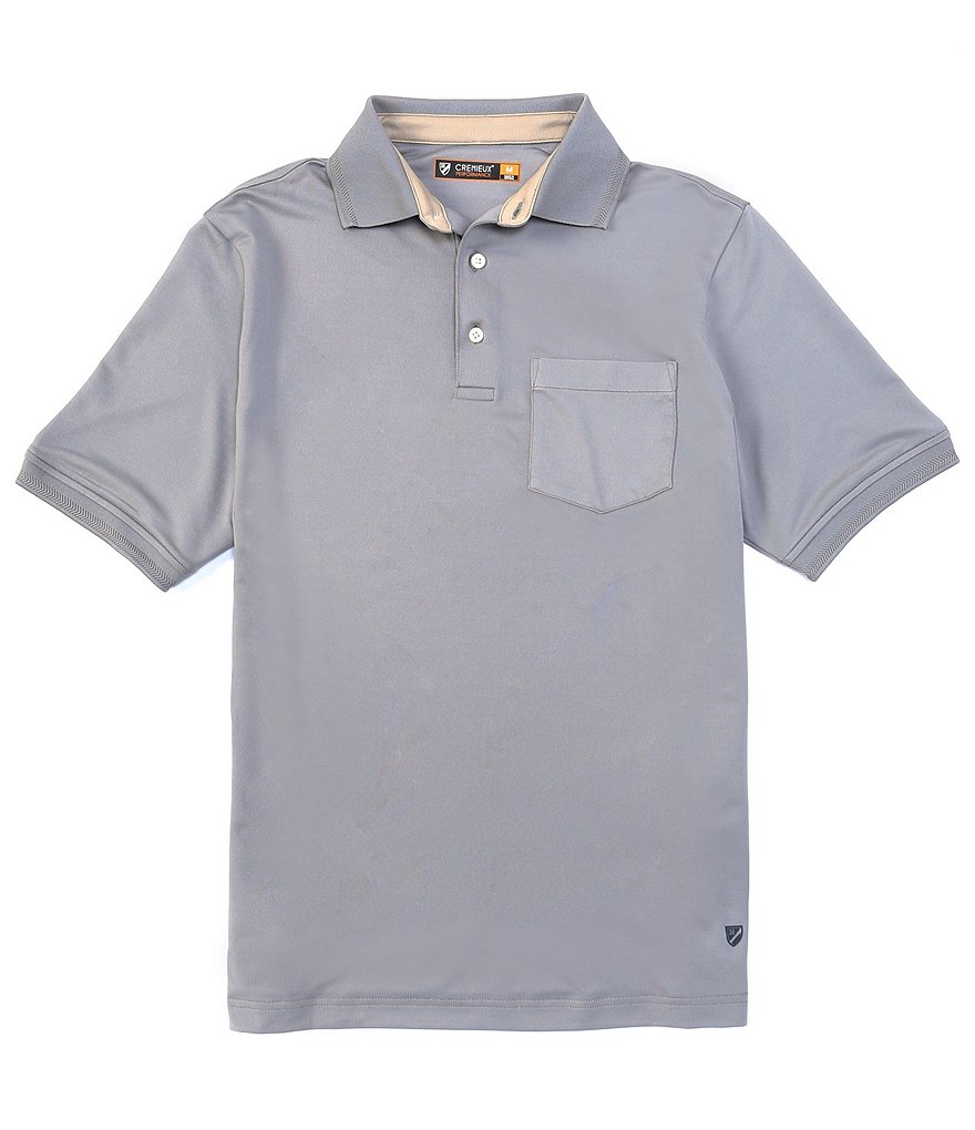 Cremieux Performance Stretch Short-Sleeve Polo Shirt