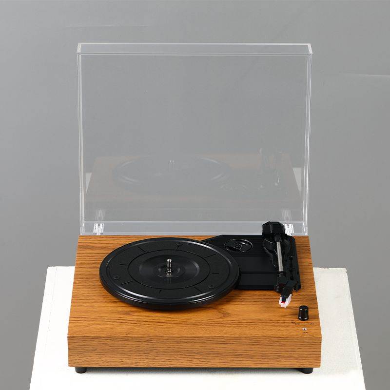 Desk Statics Vinyl Record Player, 3 Speed Turntable Bluetooth Record Player with 2 Built in Stereo Speakers,Suppo