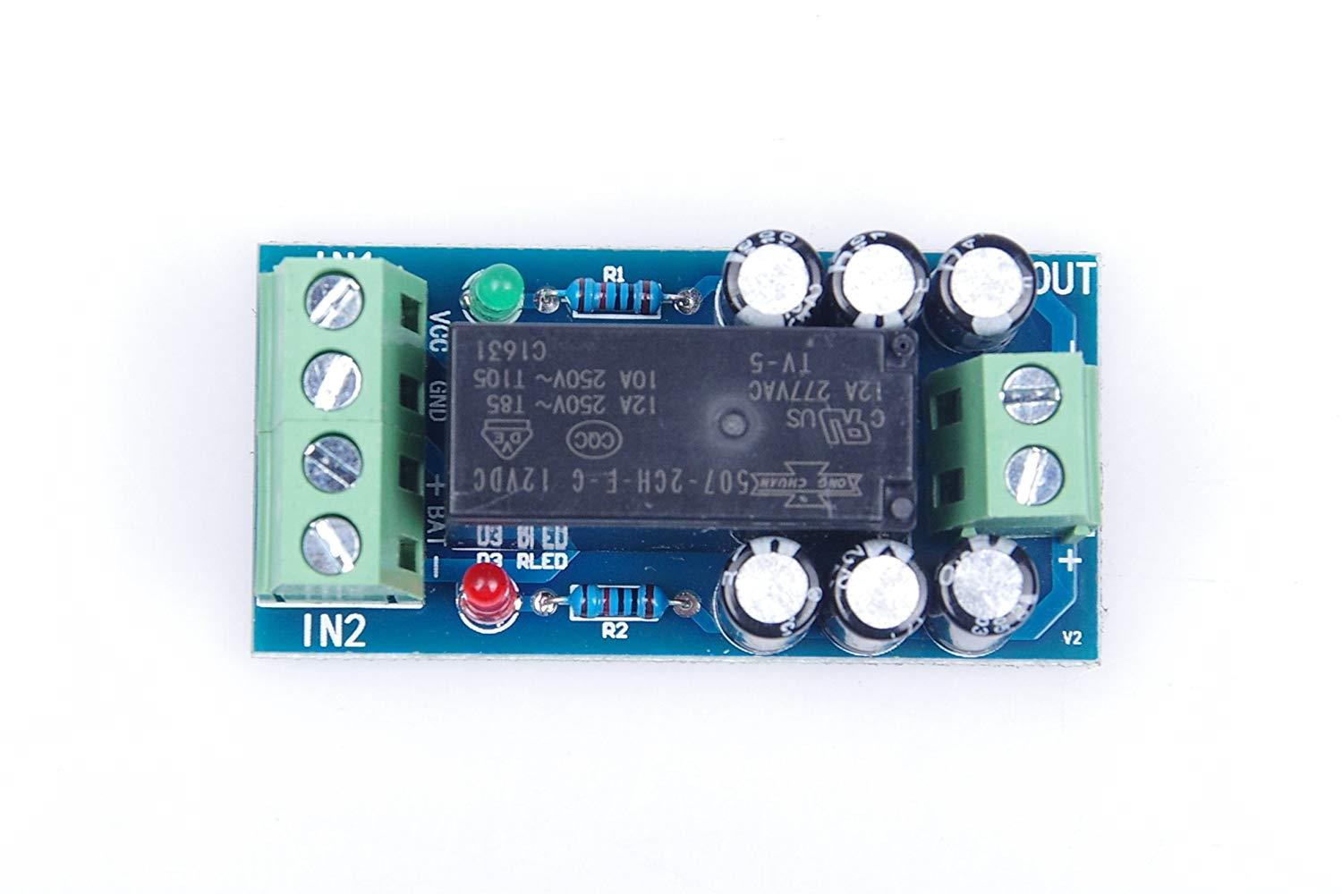 LM YN LM YN Battery Emergency Switch Control Module DC12V Max 150W Power Failure Automatically Switches To Backup Battery Suitable for Network Equipment, Electrical equipment etc.