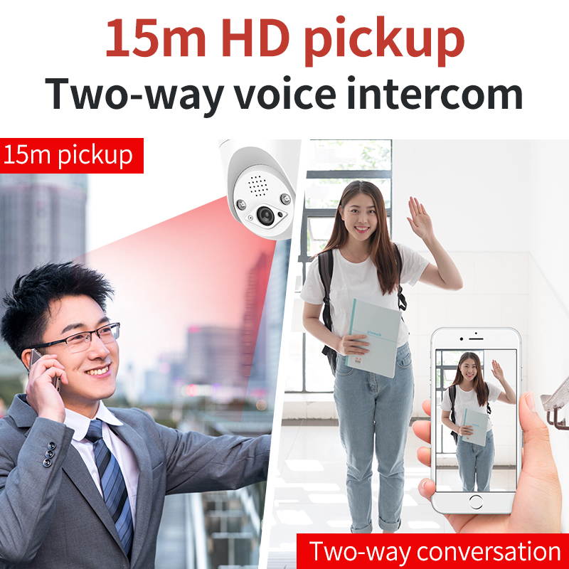 5MP 4CH security protection surveillance system Sistema de vigilancia AI smart playback Intelligent humanoid detection voice intercom cctv camera security system kit camaras de vigilancia con wifi