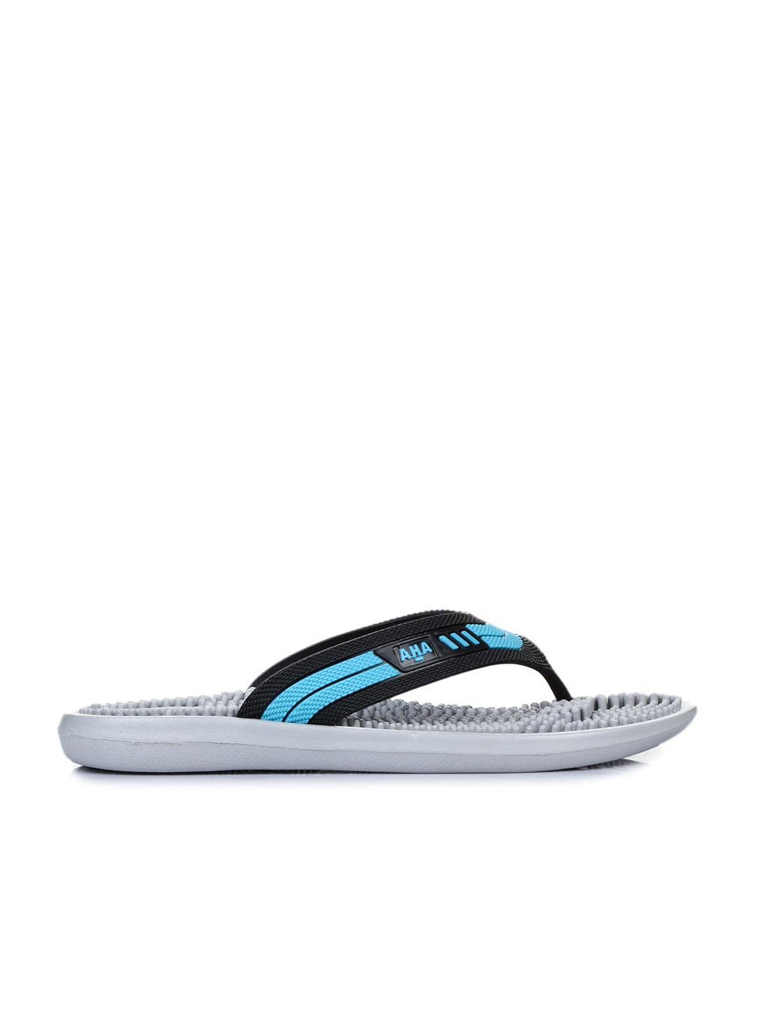 Aha by Liberty Sky Blue & Grey Flip Flops