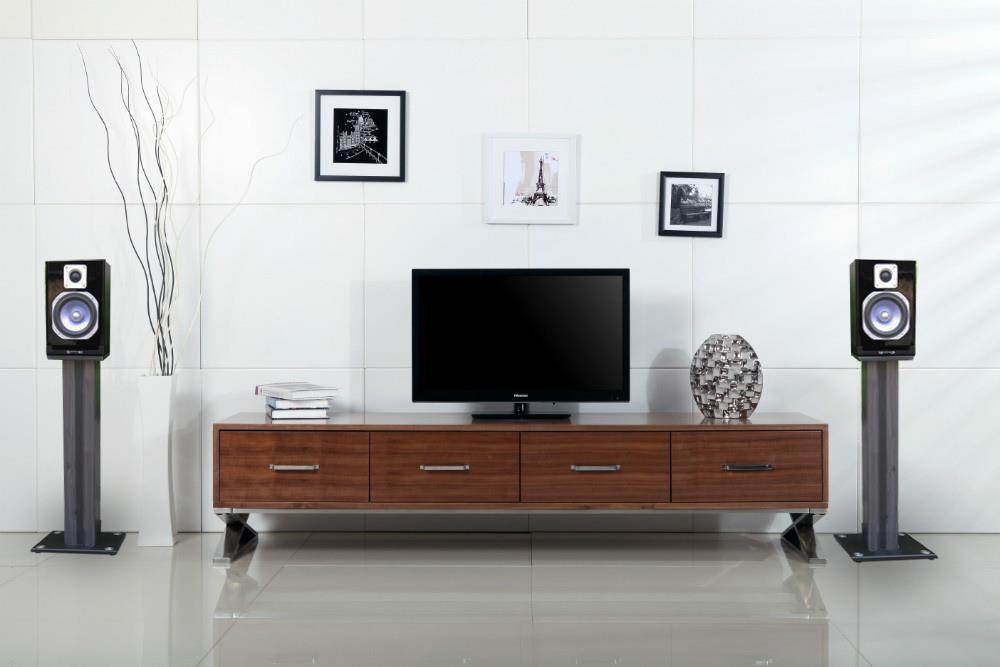 2 Technical Pro MB5000STAND Studio Monitor Bookshelf Home Theater Speaker Stands