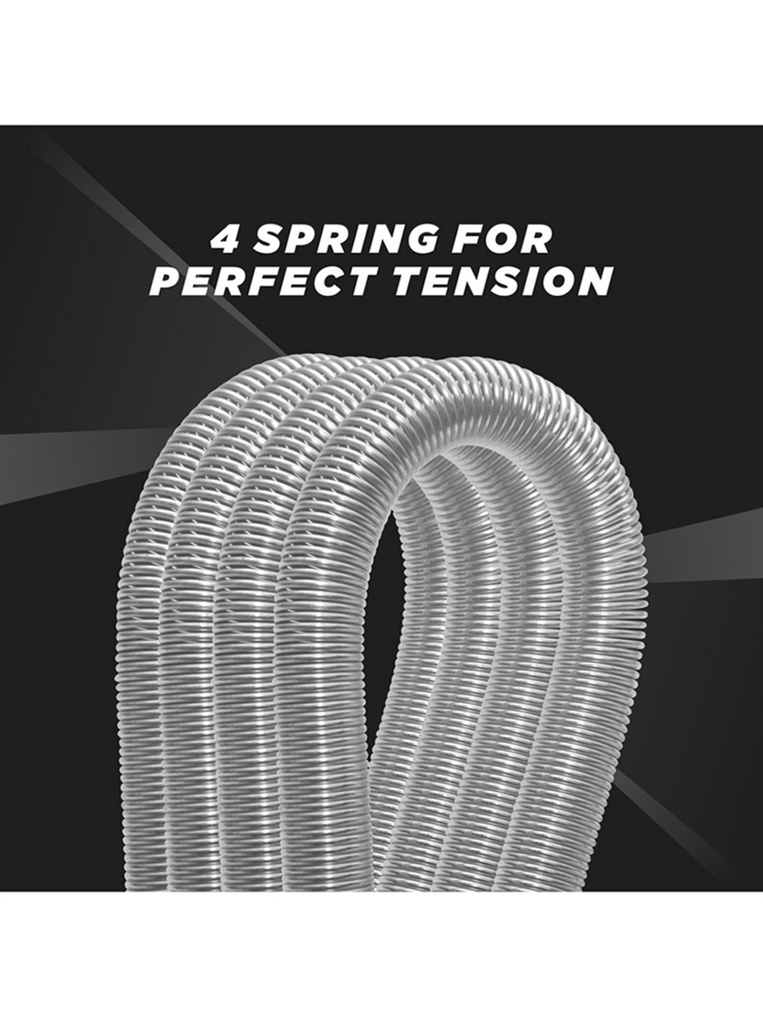 JJ Jonex Professional Gym Exercise Chest Pull Expander Fitness Puller 4 Spring (Pink)