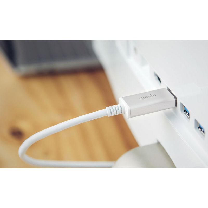 Moshi USB C to DisplayPort Cable 1.5m/5ft, Support 5K@60 Hz, 4K HDR, Bi-Directional, VESA Certified, Aluminum Housing, Thunderbolt 3 Compatible