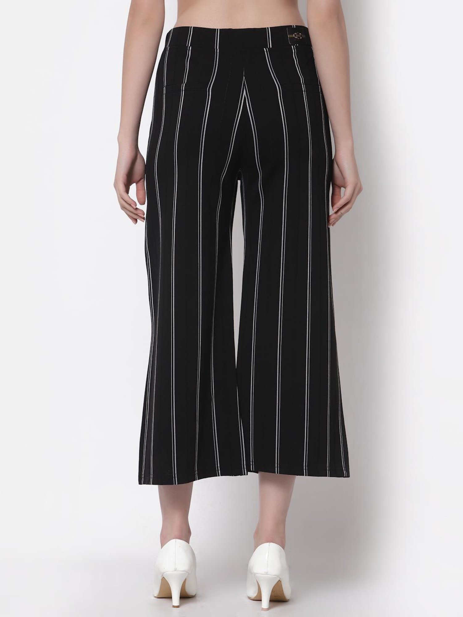 Westwood Black Striped Palazzos