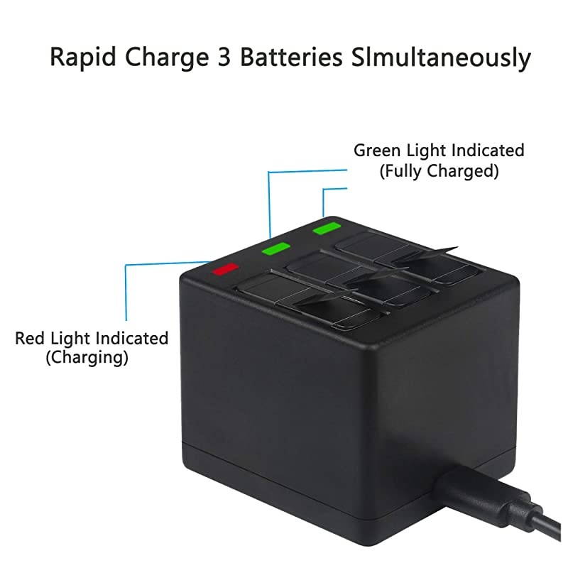 Accessories Kit for GoPro Hero 7 White/Silver Waterproof Housing+Tempered Glass Screen Protector+Carrying Case+Sleeve Case+Carabiner+Anti-Fog Inserts for Go Pro Hero 7White/Silver