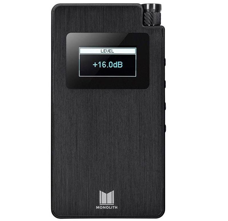 Monolith Portable Headphone Amplifier and DAC - Black With THX AAA Technology, Analog Input, Slim Design, Dirac Sensaround