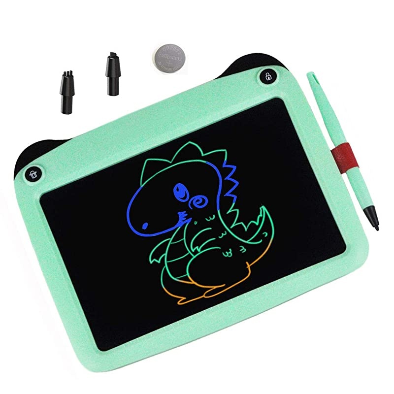 Upgraded Colorful Screen 9 Inch Electronic Writing Board Doodle BoardBest Gifts for Kids Green