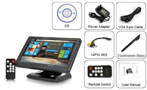 Feelworld 10.1 Inch Wide TFT LCD Touchscreen Monitor - Hdmi, Av, Vga, Ypbpr 250cd/m  1024x600p