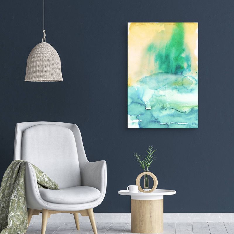 24" x 36" Sunset Water by Nikki Chu Canvas Art Print - Masterpiece Art Gallery