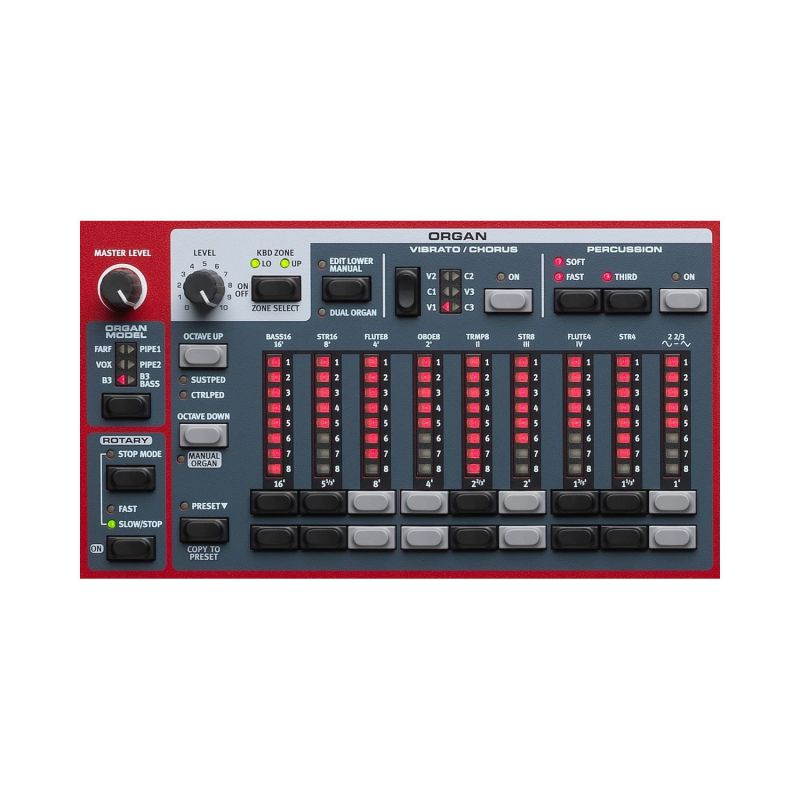 Nord Electro 6HP Keyboard with 73-Key Hammer-Action Keybed and Nine Drawbars