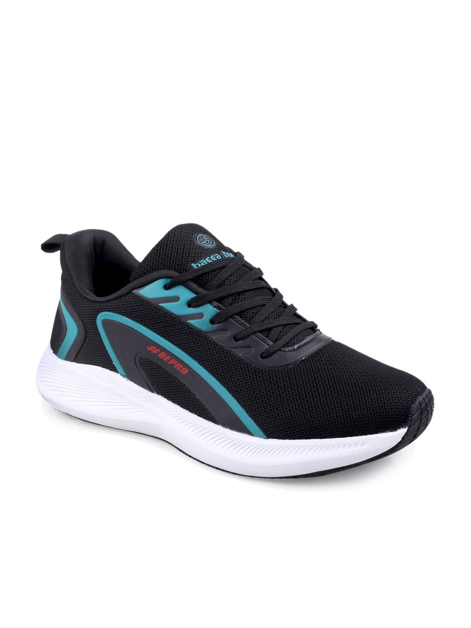 Bacca Bucci Men's ESSENTIAL Black Running Shoes