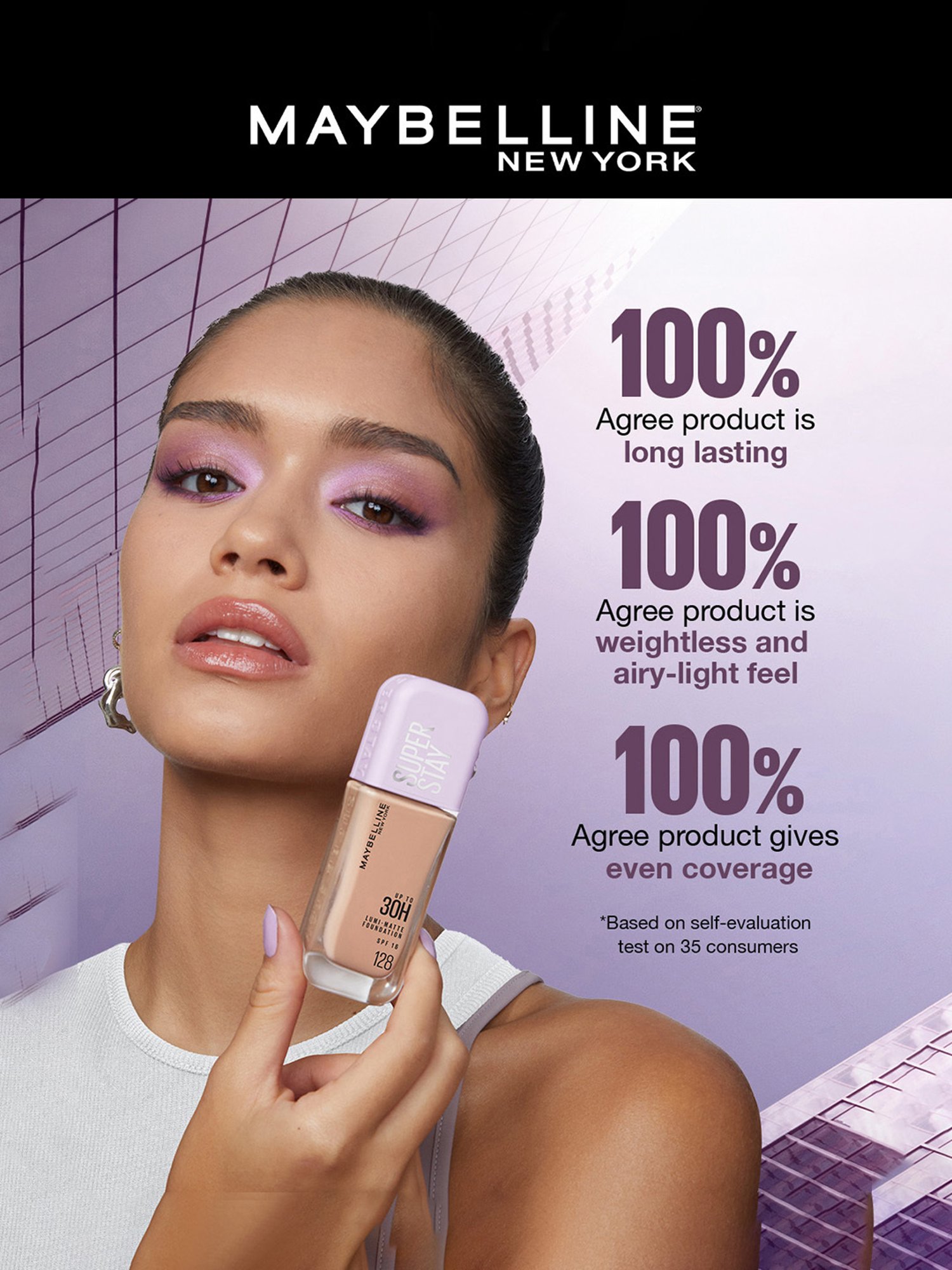 Maybelline New York Super Stay Up To 30H Lumi-Matte Foundation SPF 16 310 - 35 ml