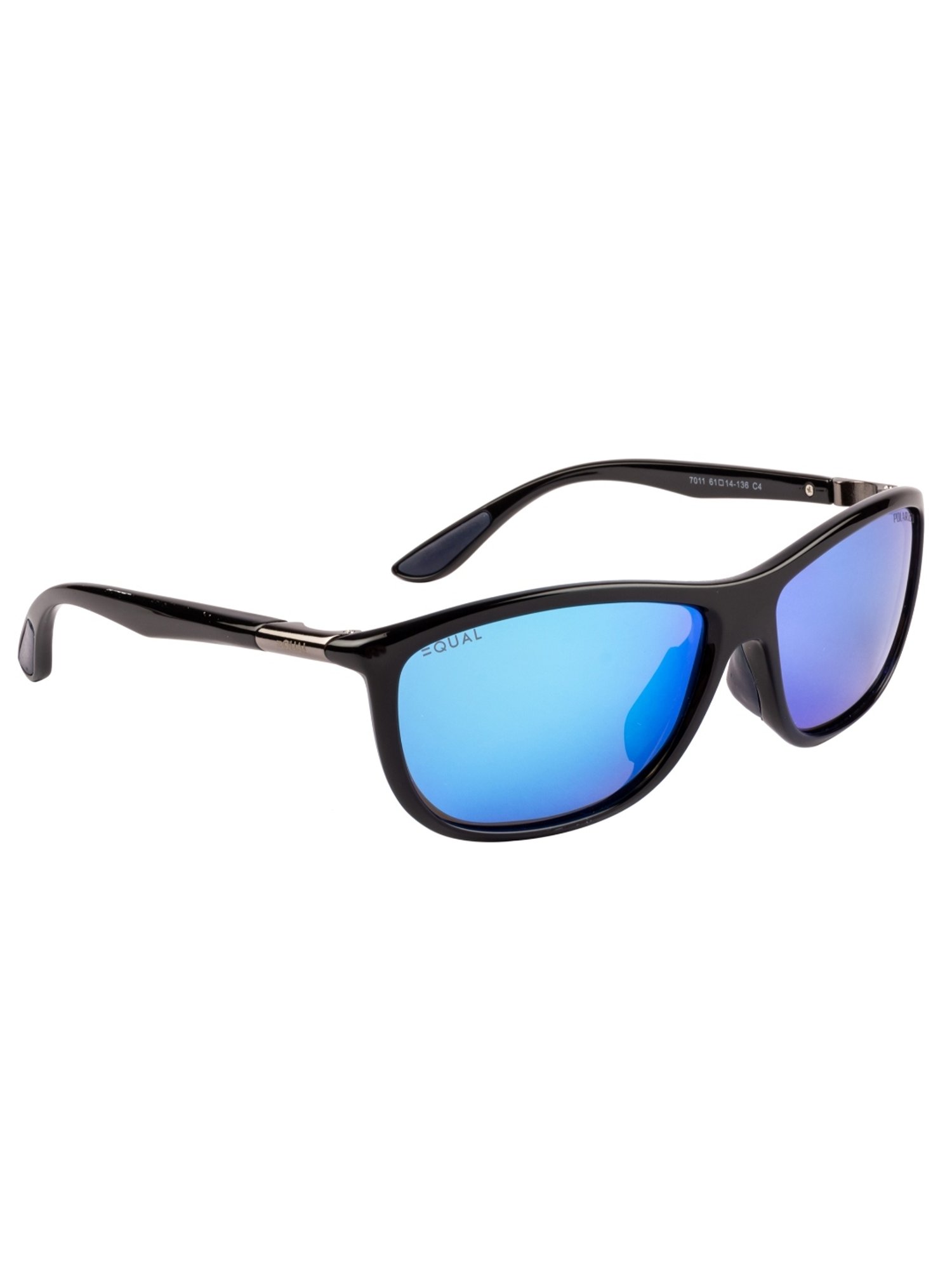 Equal Blue Square Unisex Sunglasses