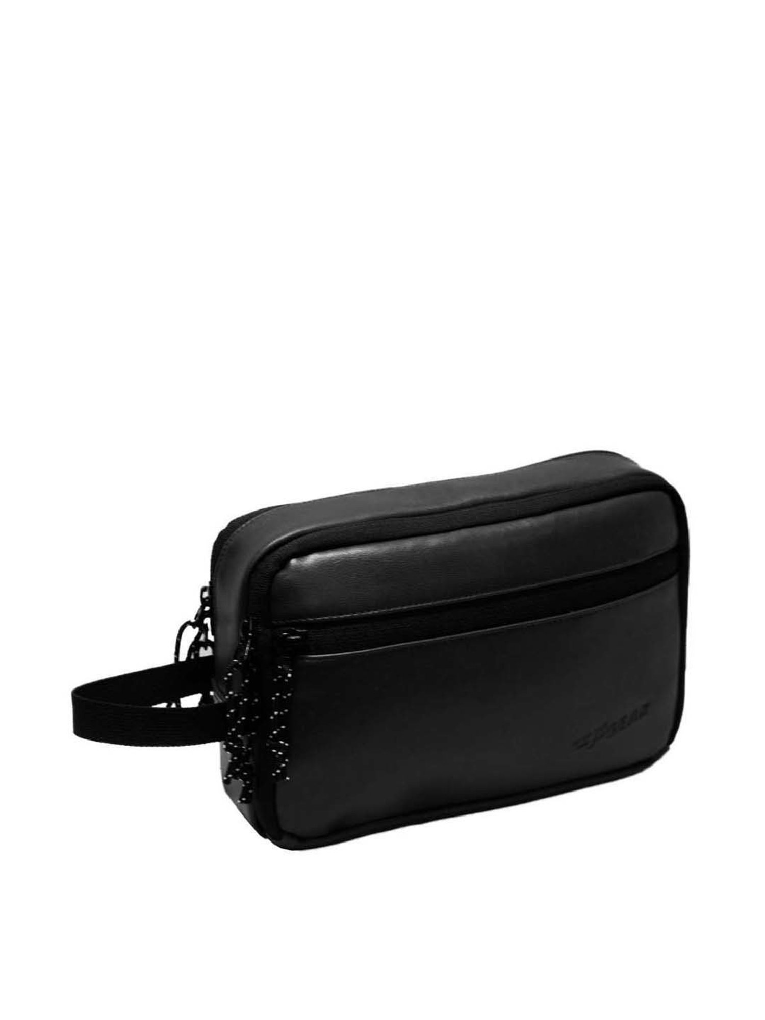 F Gear Black Solid Pouch