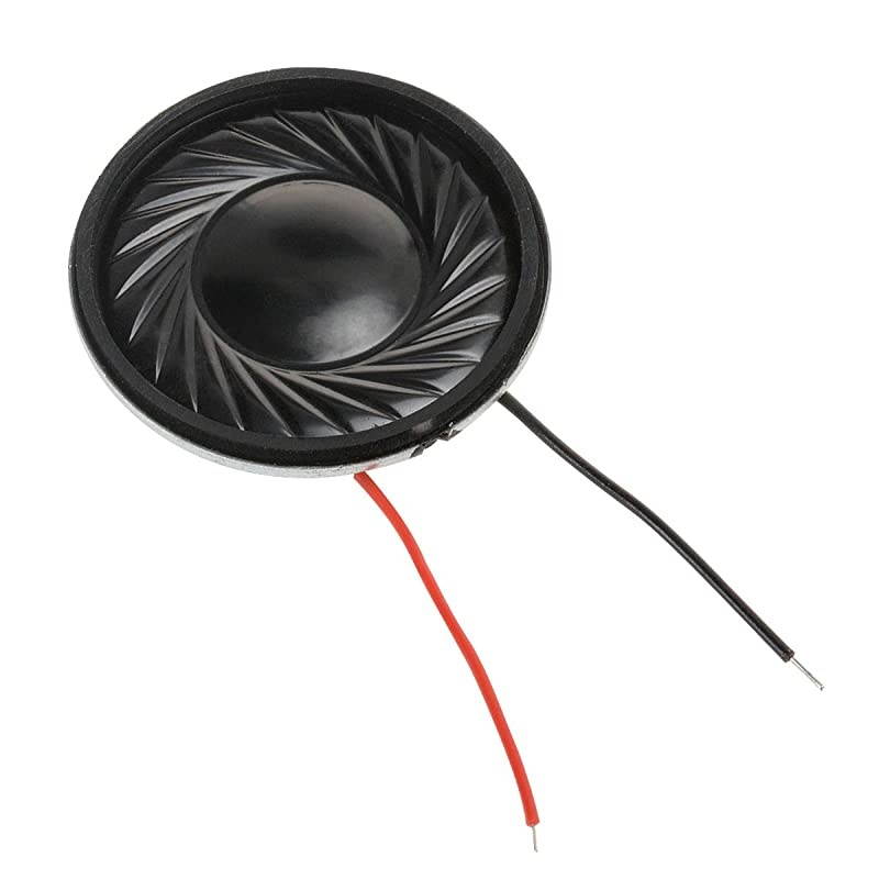 2W 8 Ohm Micro Internal Speaker Magnet Loudspeaker 28mm Dia Round Metal Shell Wire DIY Slim PC Laptop4Pcs