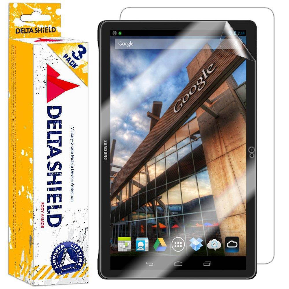 DeltaShield Full Body Skin for Samsung Galaxy View (18.4 inch)(1-Pack)(Screen Protector Included) Front and Back Protector BodyArmor Non-Bubble Military-Grade Clear HD Film