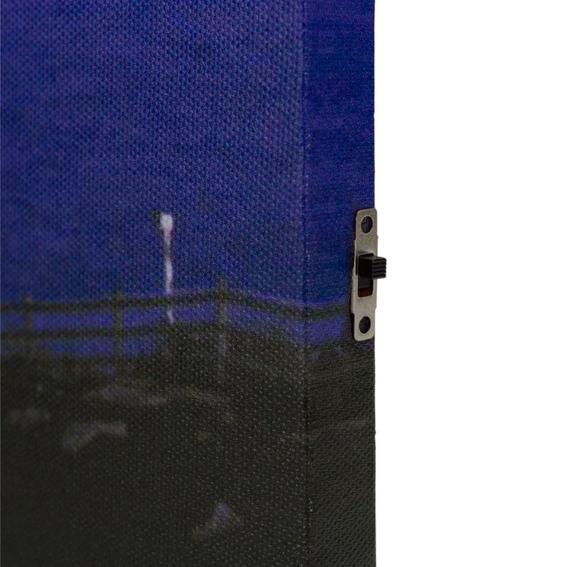 Northlight LED Lighted Dusk Lighthouse Seaside Scene Canvas Wall Art 15.75" x 23.75"