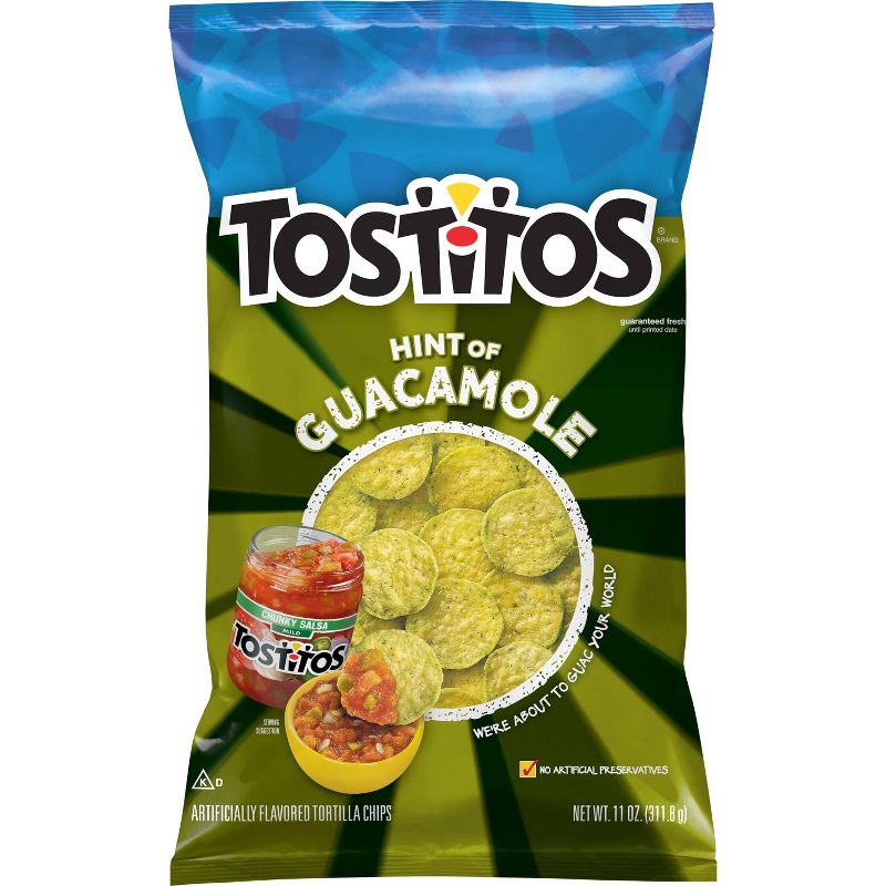 Tostitos Hint of Guacamole Bite Size Rounds - 12oz