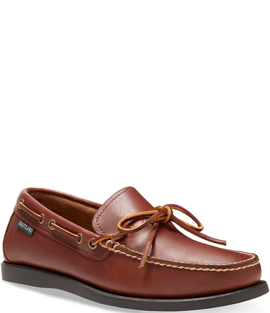 Eastland Men's Yarmouth Waxee Leather Camp Moc Slip On