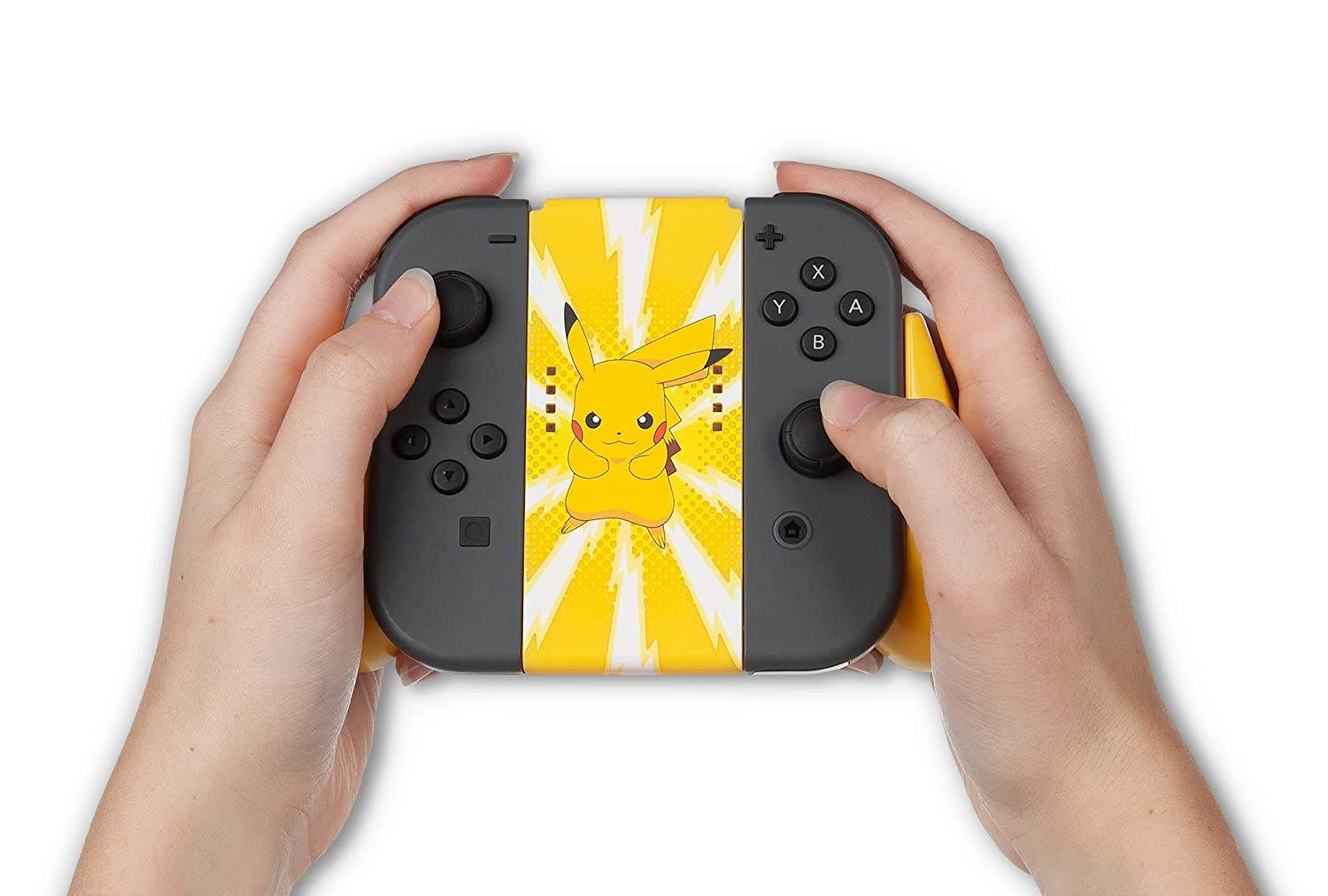 Pokemon Joy-Con Comfort Grip for Nintendo Switch - Pikachu, Works with Nintendo Switch Lite - Nintendo Switch