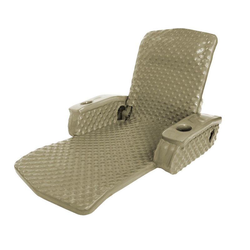 TRC Recreation Super Soft Adjustable Swimming Pool Lounge Recliner Float, Bronze