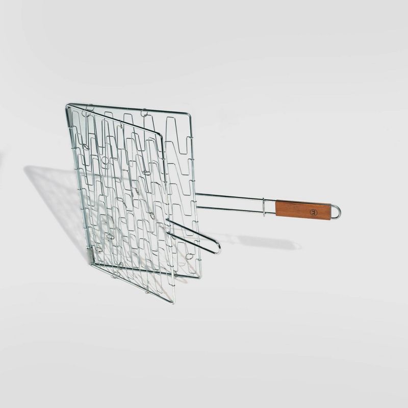 25" Rosewood Flex Grill Basket - Outset